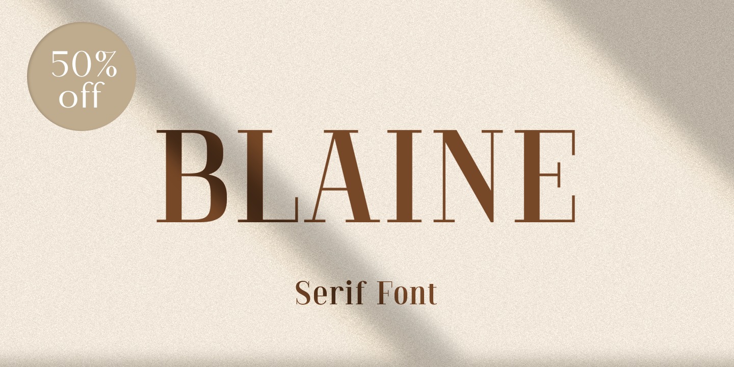 Blaine Regular Font preview